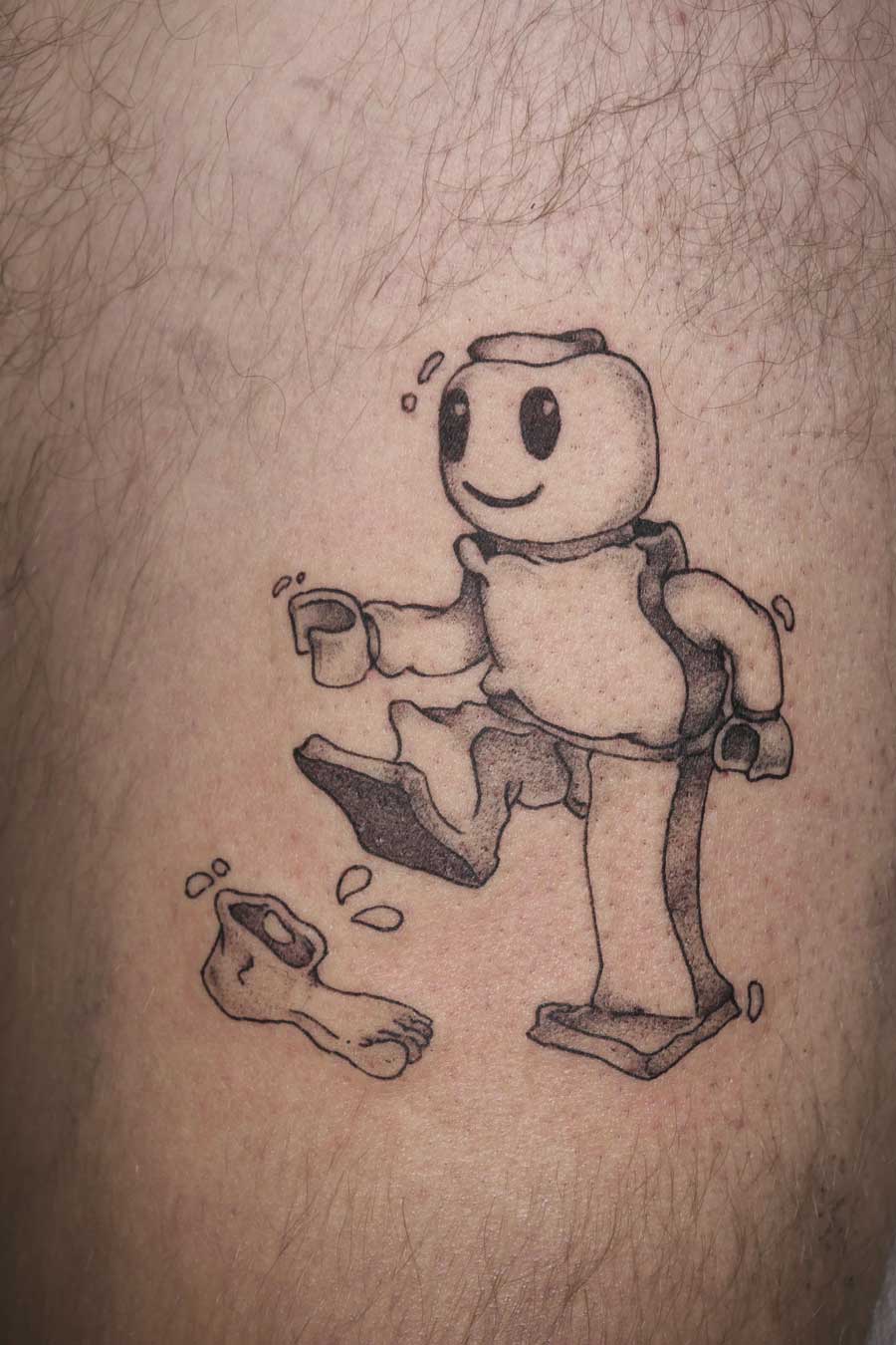 Tatouage artistique, légo